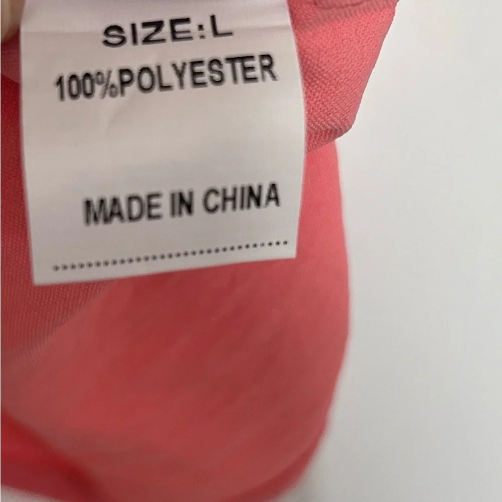 Women’s Peach Oversized Pullover Top size Large - Picture 5 of 7